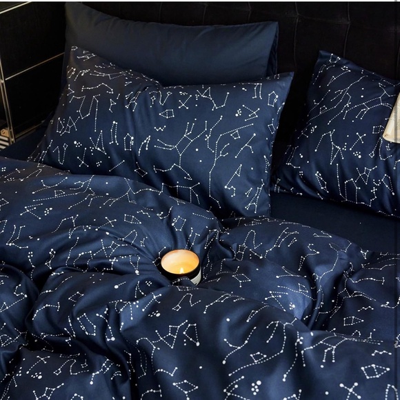 Wake In Cloud - Constellation Duvet Cover Set, Space Witchy Star Celestial - Picture 3 of 3